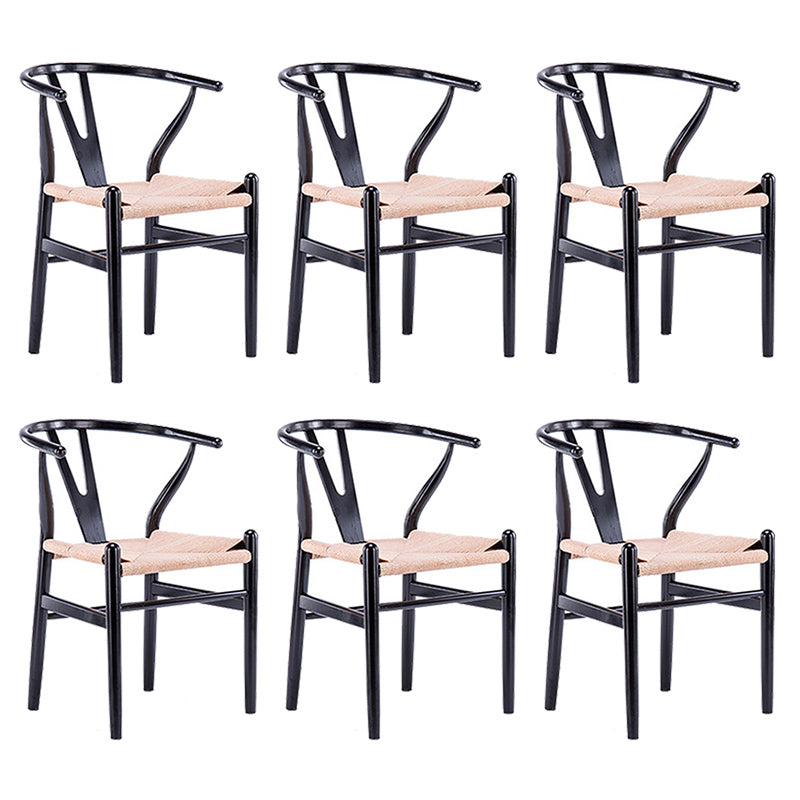 Kitchen Wood Dining Side Chair Industrial Style Chair for Kitchen
