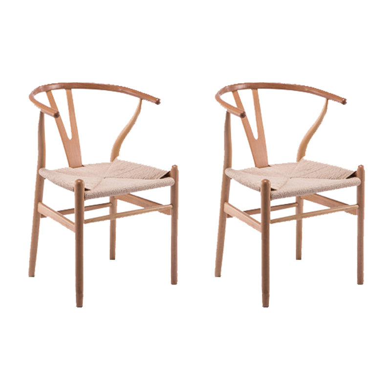 Kitchen Wood Dining Side Chair Industrial Style Chair for Kitchen