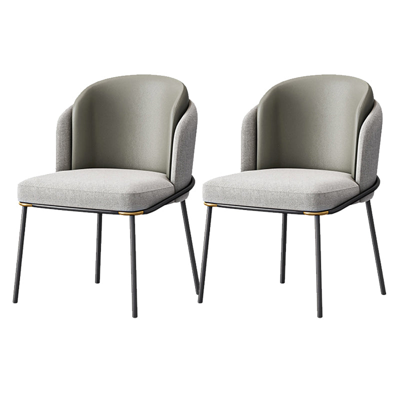 Glam Parsons Side Chair Upholstered Indoor Dining Chair for Home