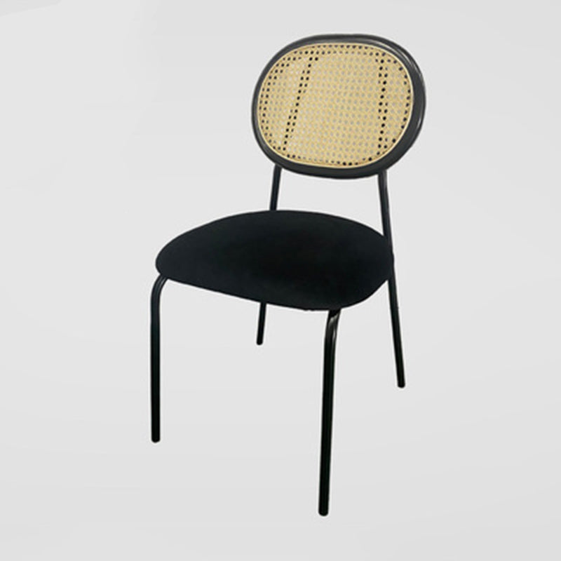 King Louis Back Side Chair Industrial Home Upholstered Dining Chair