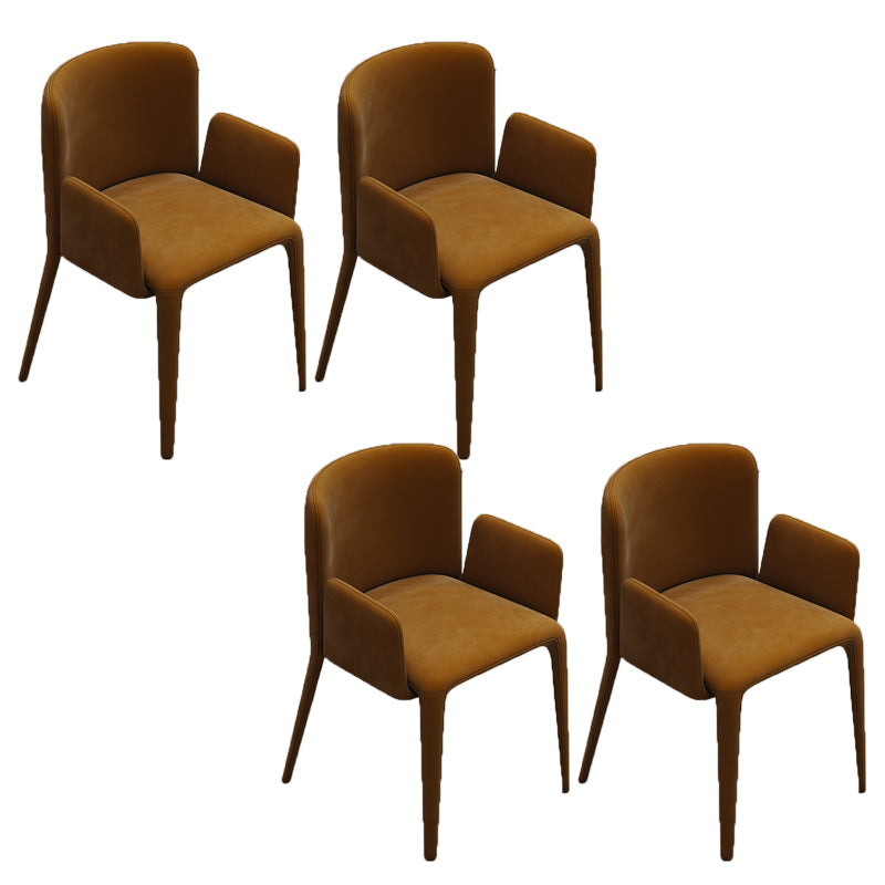 Parsons Dining Chair Modern Velvet Indoor Dining Chair for Living Room