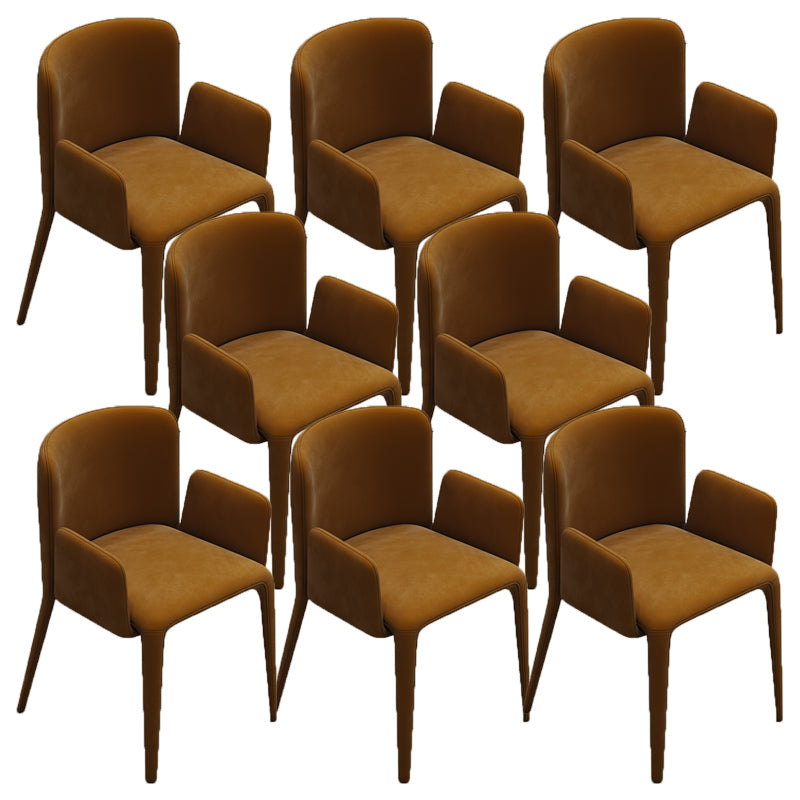 Parsons Dining Chair Modern Velvet Indoor Dining Chair for Living Room