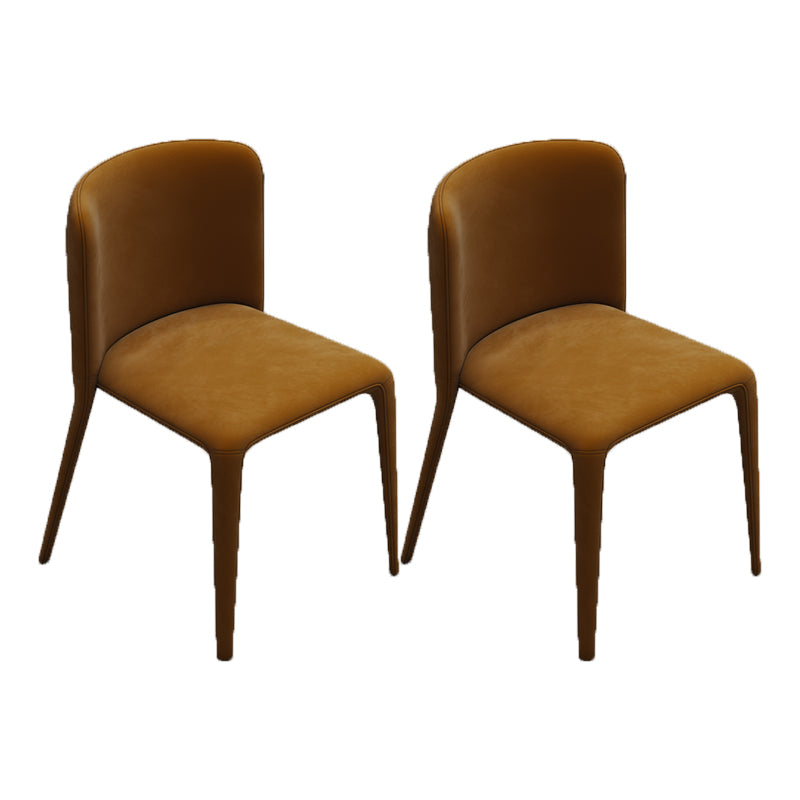 Parsons Dining Chair Modern Velvet Indoor Dining Chair for Living Room