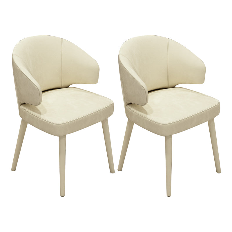 Modern Parsons Dining Chair Velvet Indoor Dining Chair for Living Room