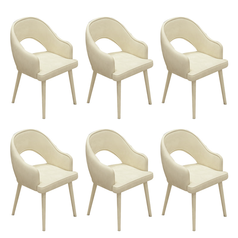 Modern Parsons Dining Chair Velvet Indoor Dining Chair for Living Room