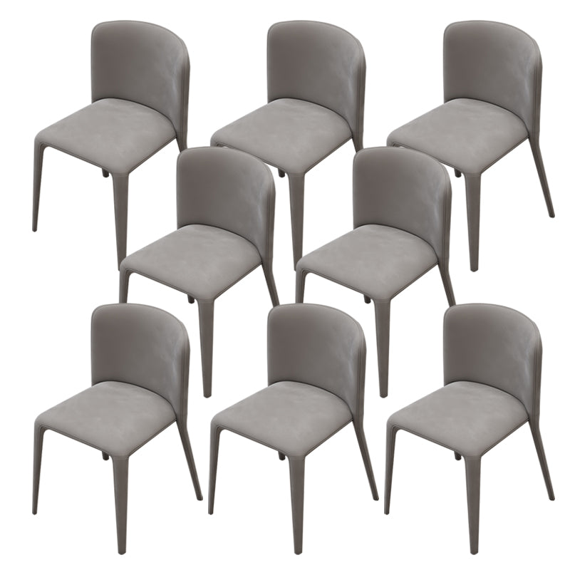 Modern Parsons Dining Chair Velvet Dining Chair for Dining Room