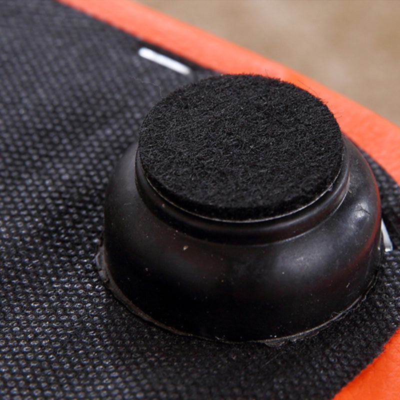 Color Panel Pouf Ottoman Stain Resistant Square Faux Leather Tufted Ottoman