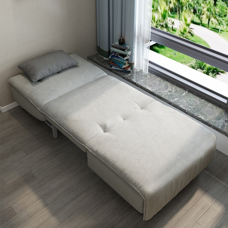 Pillow Included Sofa Futon Cushion Back Armless Sleeper Sofa