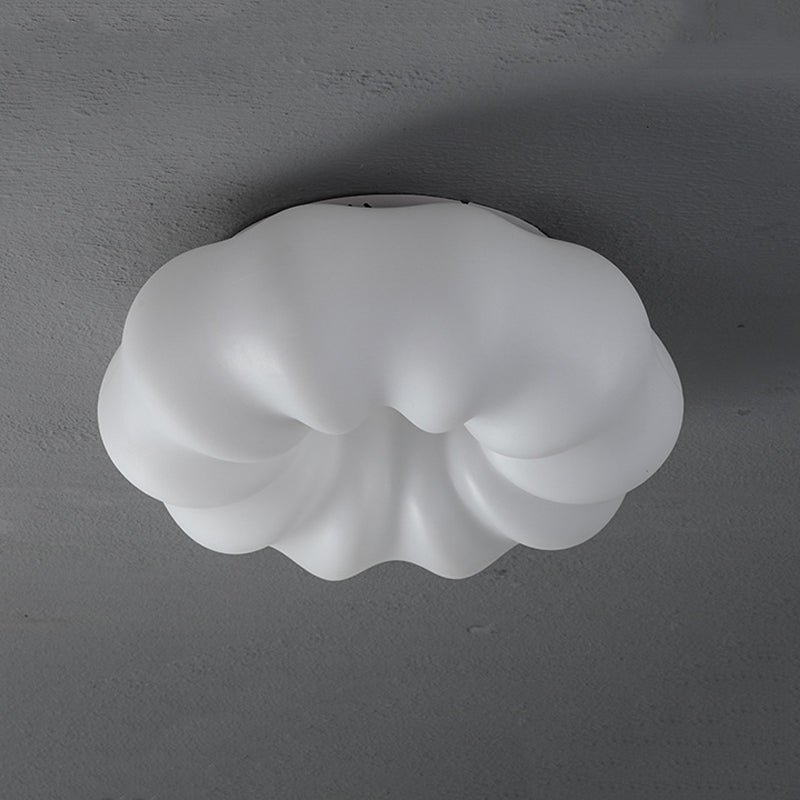 Cloud Shape 1 - Light Flush Mount Light Cream White Acrylic Modern Ceiling Flush