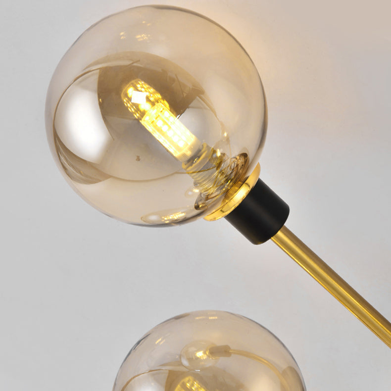 Nordic Style Metal Ceiling Light Ball Shape Shade Ceiling Lamp for Bedroom