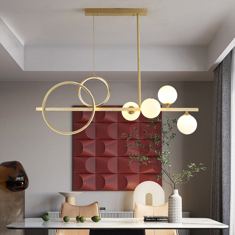 Metal Island Pendant Lights Modern Island Pendant Lighting in Gold