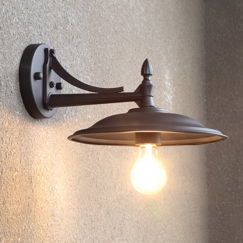 Geometric Shape Metal Wall Light Industrial Style 1 Light Wall Light Sconce