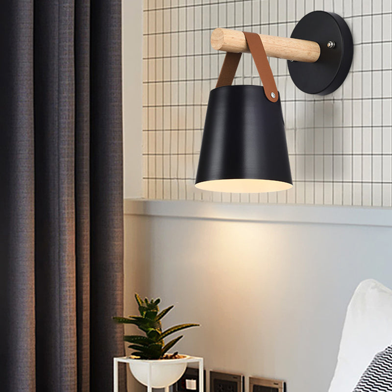 Cone Shape Metal Wall Light Fixture Modern Style Wall Lamp for Dining Room