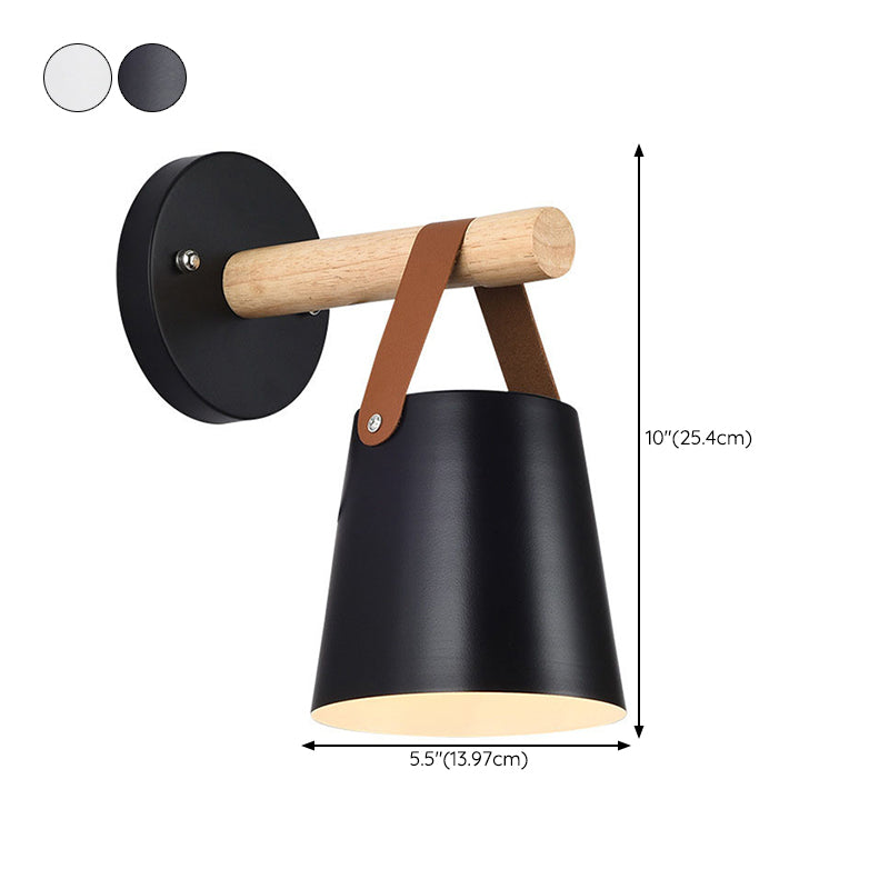 Cone Shape Metal Wall Light Fixture Modern Style Wall Lamp for Dining Room
