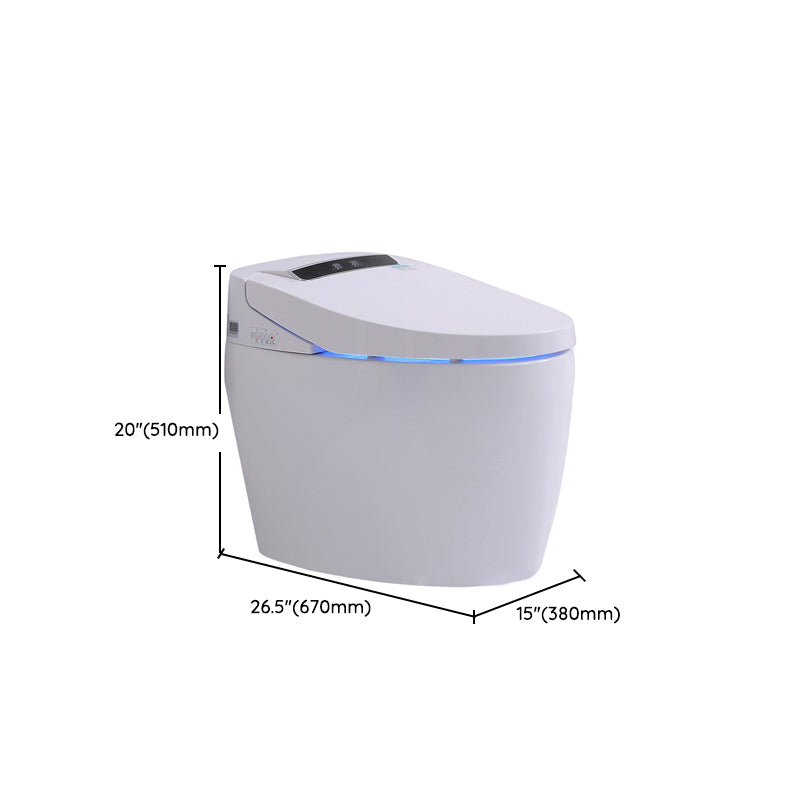 Floor Mounted Modern Toilet Bowl One Piece Toilet ABS Flush Toilet