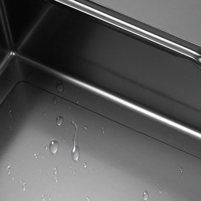 Contemporary Style Kitchen Sink Stainless Steel Kitchen Sink with 3 Holes