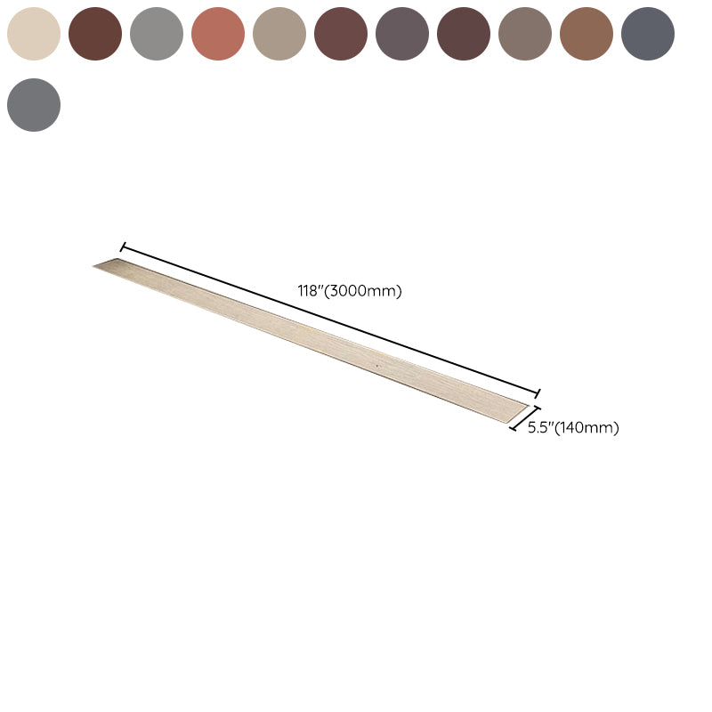 Modern Plastic Wood Laminate Scratch Resistant Laminate Plank Flooring for Outdoors