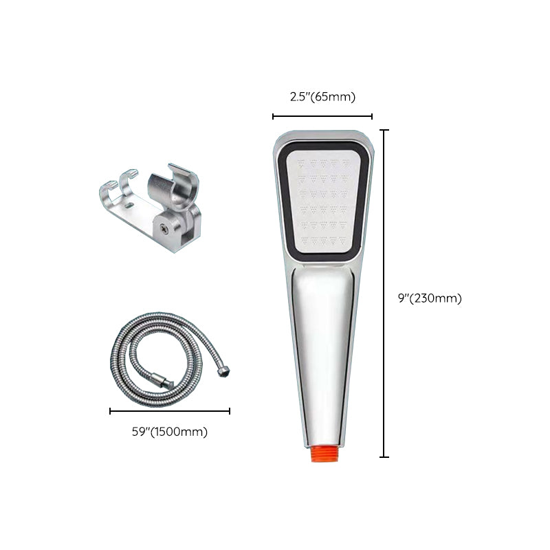 Plastic Wall-mounted Shower Head Modern Bathroom Handheld Shower Head