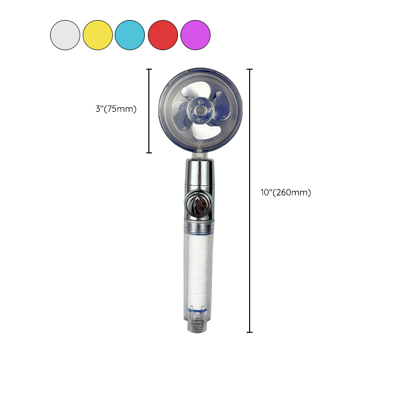 Modern Style Shower Head Wall-mounted Plastic Handheld Shower Head