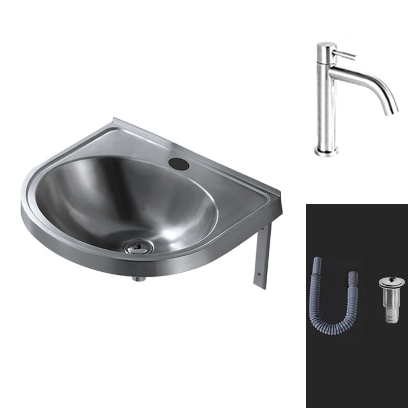 Modern Wall Mount Bathroom Sink Metal Wall Mount Bathroom Sink
