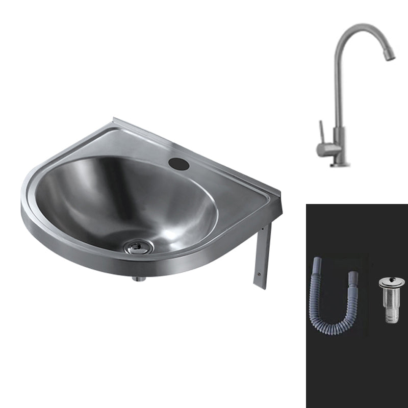 Modern Wall Mount Bathroom Sink Metal Wall Mount Bathroom Sink