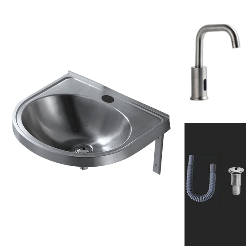 Modern Wall Mount Bathroom Sink Metal Wall Mount Bathroom Sink