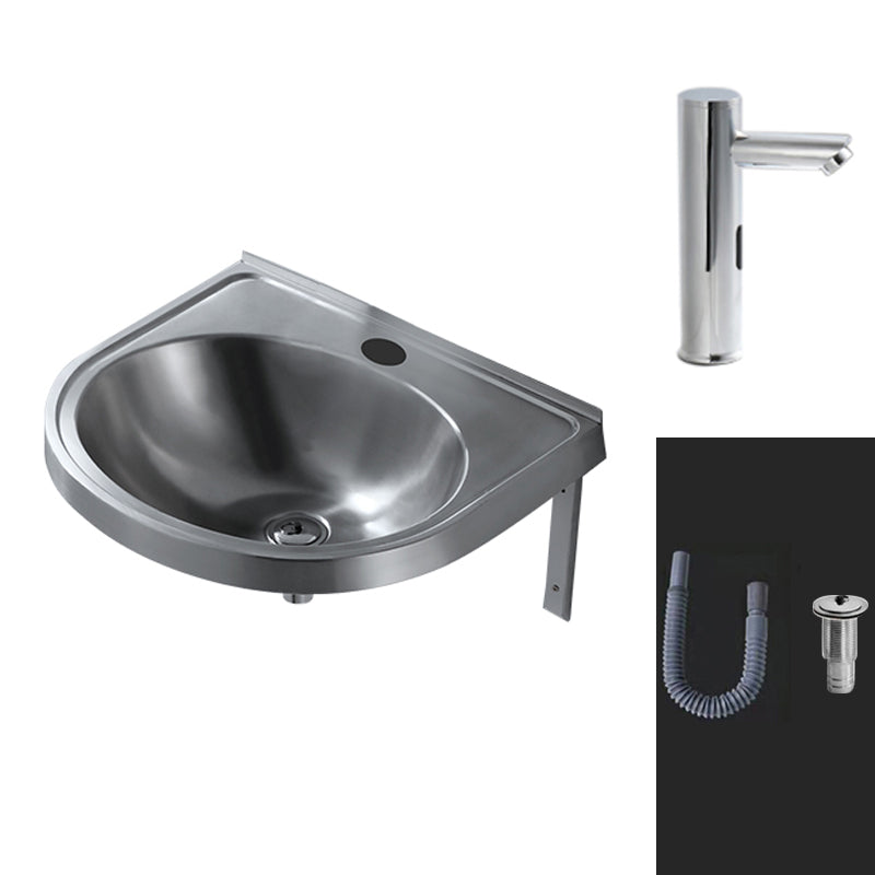 Modern Wall Mount Bathroom Sink Metal Wall Mount Bathroom Sink