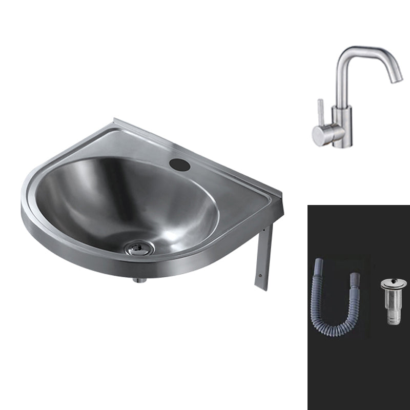 Modern Wall Mount Bathroom Sink Metal Wall Mount Bathroom Sink