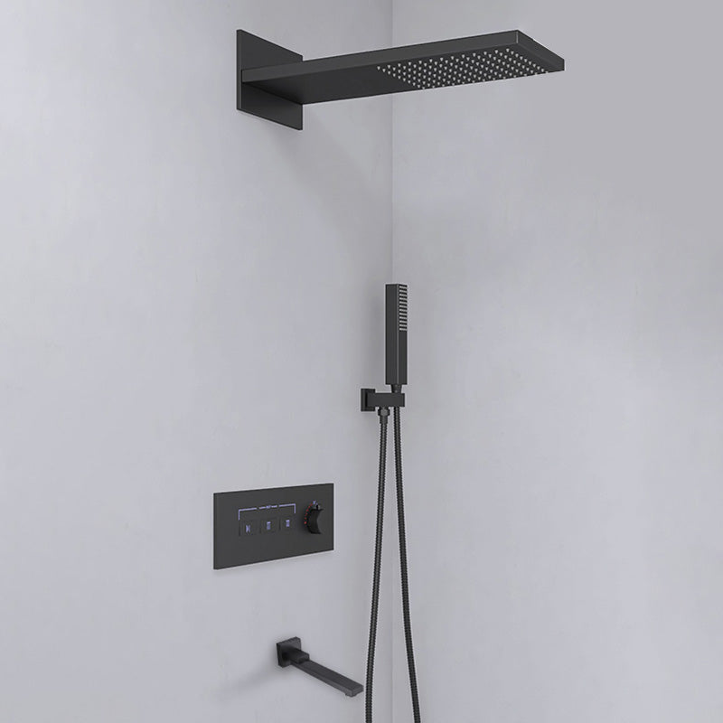 Modern Shower Set Handheld Shower Head Wall Mounted Shower System