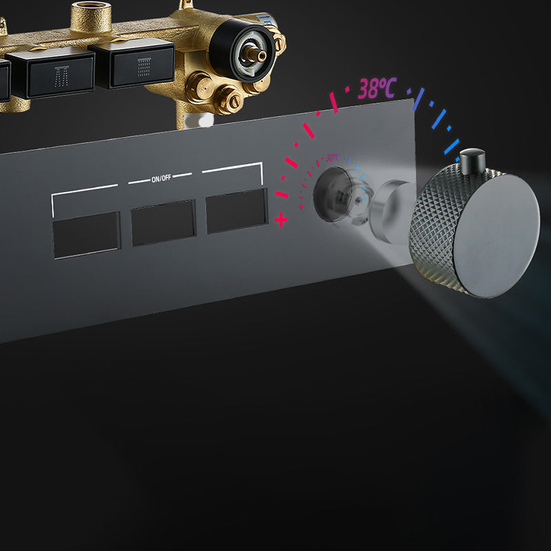 Modern Shower Set Handheld Shower Head Wall Mounted Shower System