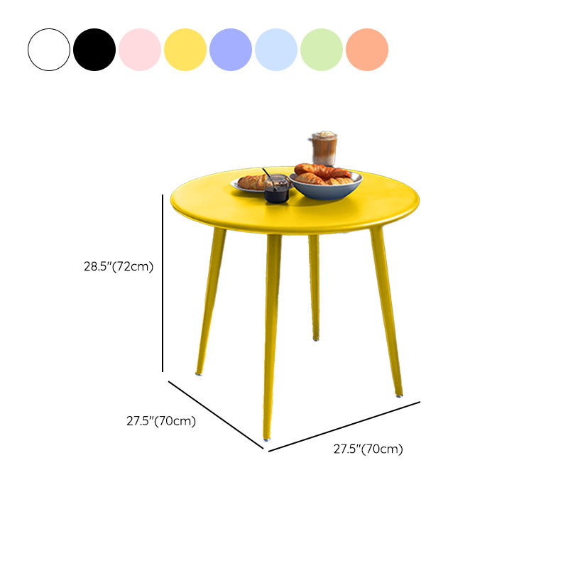 Metal Patio Table Industrial Style Outdoor Patio Dining Table