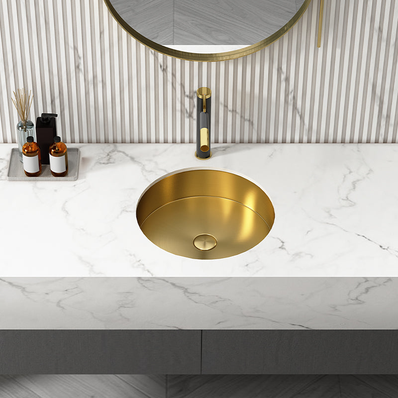 Round Bathroom Sink Modern Undermount Bathroom Sink with Faucet