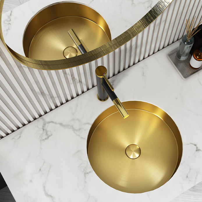Round Bathroom Sink Modern Undermount Bathroom Sink with Faucet