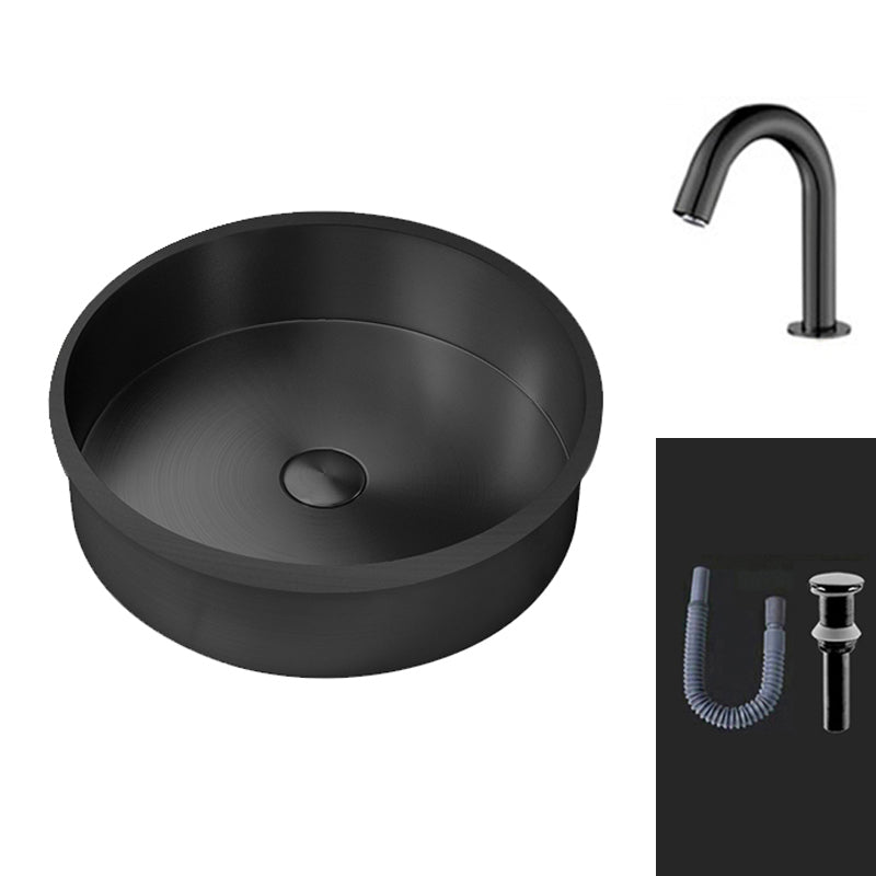 Round Bathroom Sink Modern Undermount Bathroom Sink with Faucet