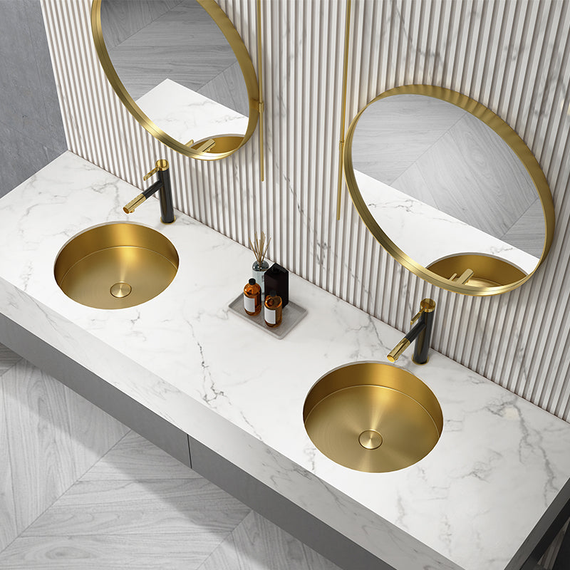 Round Bathroom Sink Modern Undermount Bathroom Sink with Faucet