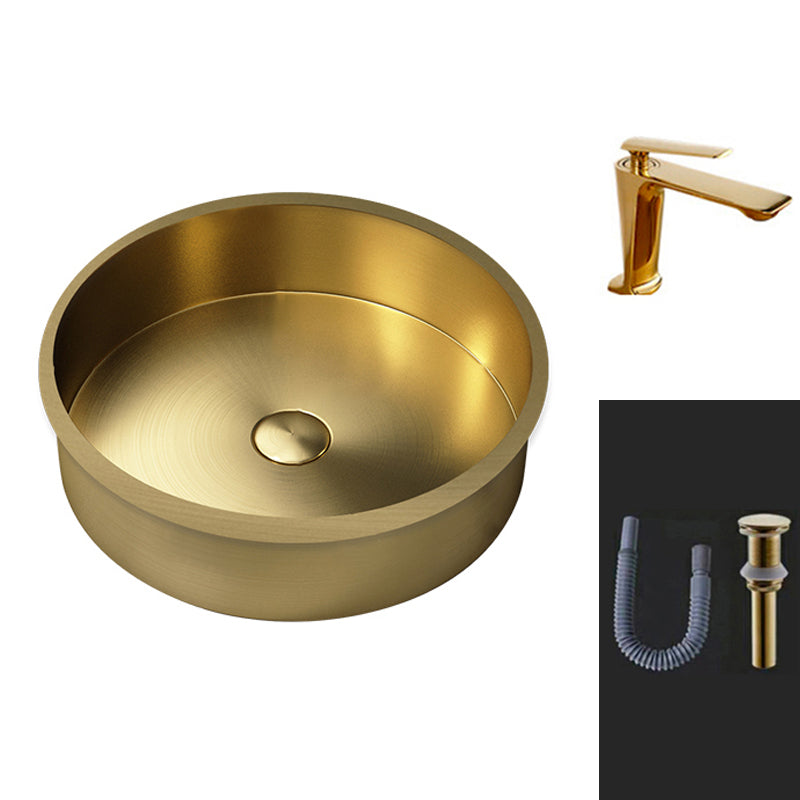 Round Bathroom Sink Modern Undermount Bathroom Sink with Faucet