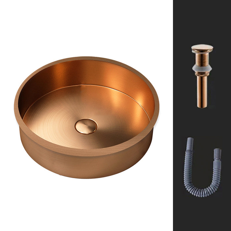 Round Bathroom Sink Modern Undermount Bathroom Sink with Faucet