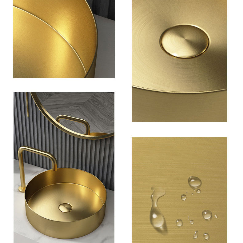 Round Vessel Bathroom Sink Modern Vessel Bathroom Sink with Faucet