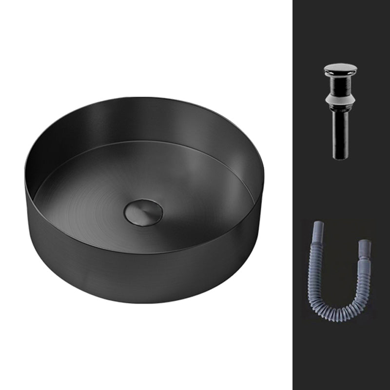 Round Vessel Bathroom Sink Modern Vessel Bathroom Sink with Faucet