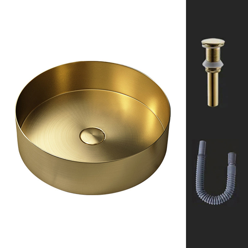 Round Vessel Bathroom Sink Modern Vessel Bathroom Sink with Faucet