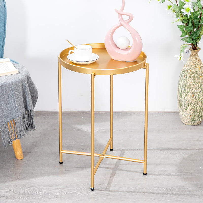 Open Storage Bed Nightstand Industrial Accent Table Nightstand for Bedroom