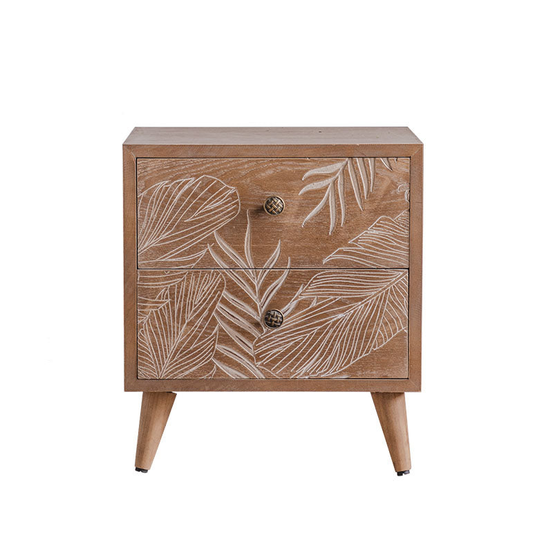 Modern Style Dresser Solid Wood Storage Chest with Drawers for Home