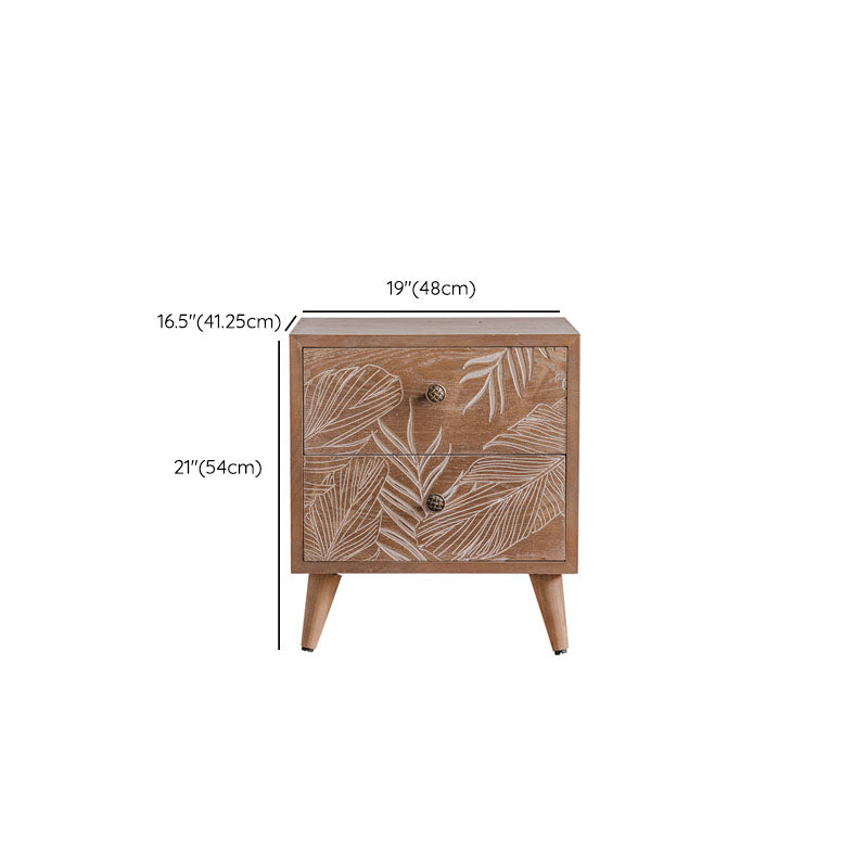 Modern Style Dresser Solid Wood Storage Chest with Drawers for Home