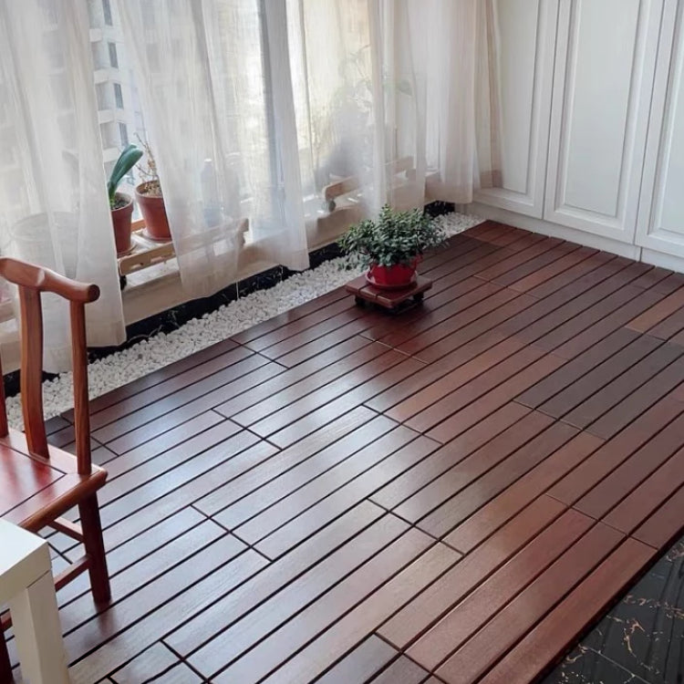 Modern Walnut Laminate Plank Flooring Scratch Resistant Laminate