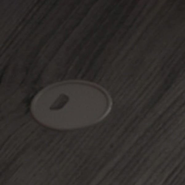 23.62" W Wooden Gaming Desk Modern Curved Computer Desk with Steel Legs