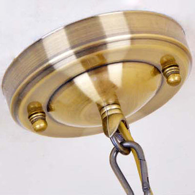 Dome Ceiling Lamp Tiffany Shell 3 Bulbs Pink Hanging Pendant Light with Dragonfly Pattern, 12"/16" Wide