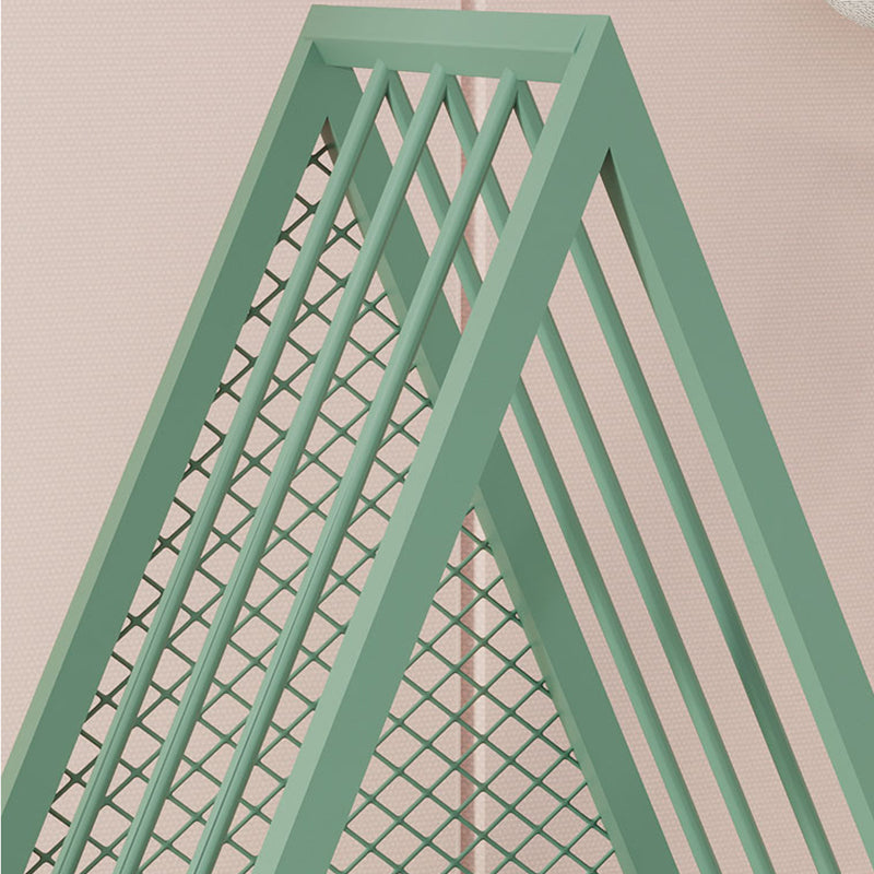 Scandinavian Antique Finish Shelf Bookcase Metal Geometric Bookshelf with Shelves