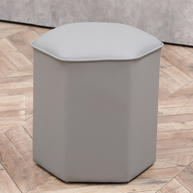 Red Modern Pouf Water Resistant Specialty Foot Stool for Living Room