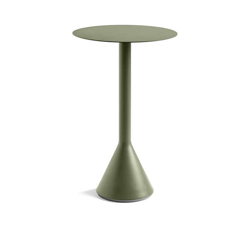 Industrial Style Patio Table Outdoor Green Metal Bistro Table