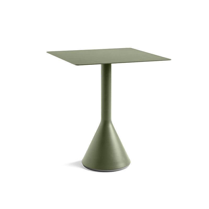 Industrial Style Patio Table Outdoor Green Metal Bistro Table